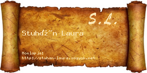 Stuhán Laura névjegykártya
